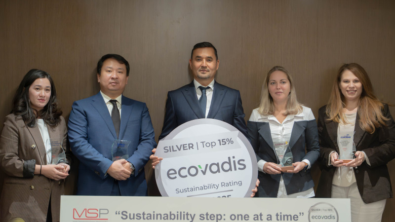 Медаль EcoVadis: 'МЕДСЕРВИС ПЛЮС' — фармацевтический чемпион Казахстана