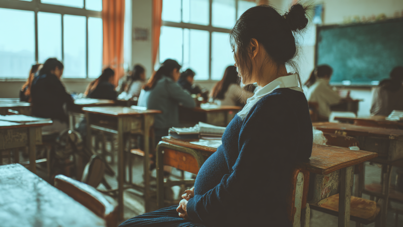 14-летняя школьница родила на уроке в Актюбинской области