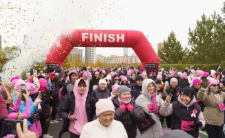 Pink Run в Астане: более 500 участников за здоровье и поддержку