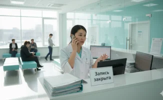 К концу месяца казахстанцы остаются без медицинской помощи из-за закрытия записи к врачам