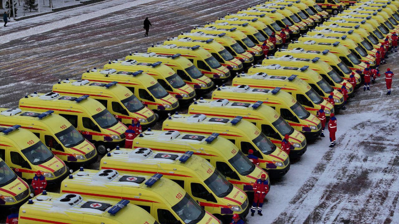 Костанайская область получила 50 новых машин скорой помощи