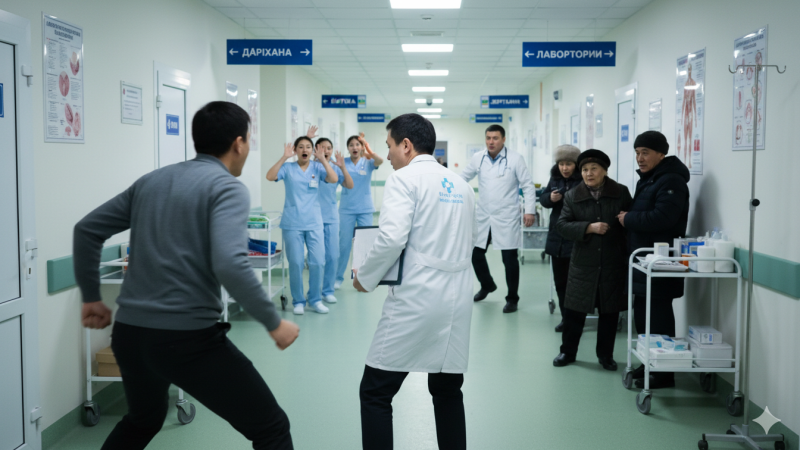 В Казахстане ужесточат наказание за нападение на медиков до 12 лет лишения свободы