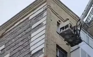 В Астане обрушение кондиционера и облицовки: пострадали пятеро человек