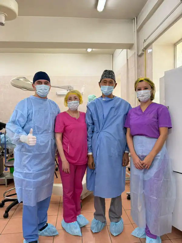 Врачи городской клинической больницы №7 Алматы