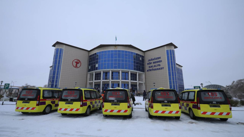 Новые машины скорой помощи для Жанаозена: улучшение медицинского обслуживания в регионе