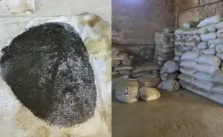 В Туркестанской области полиция изъяла две тонны насвая на подпольном цехе