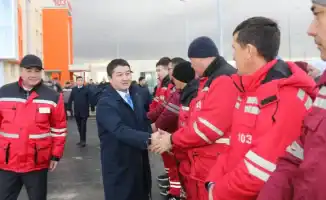 Новые Hyundai Staria для скорой помощи в Мангистау: 32 автомобиля от Акима области