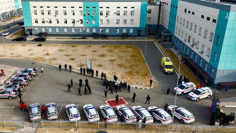 Новые санитарные автомобили для медучреждений Мангистау