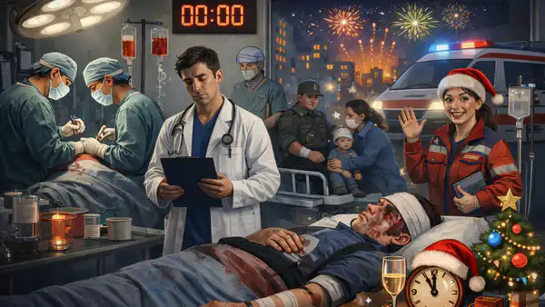 Дежурство в больнице на Новый год: как праздники влияют на заботу о пациентах?