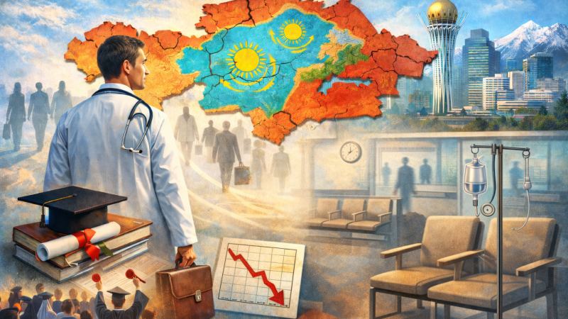 Дефицит врачей в Казахстане: выпускников много, но специалисты покидают регионы