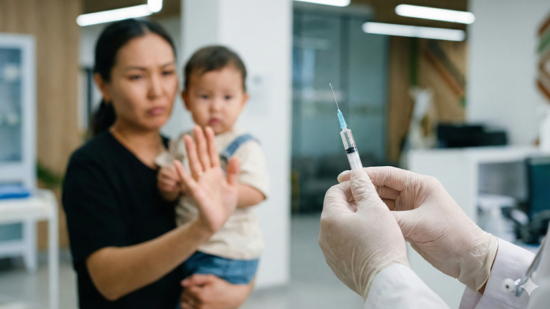 Вакцинация в Казахстане: Минздрав о родительской ответственности и отсутствии компенсаций