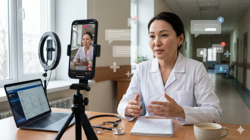 Врачи-блогеры Казахстана: влияние социальных сетей на выбор медицинских экспертов