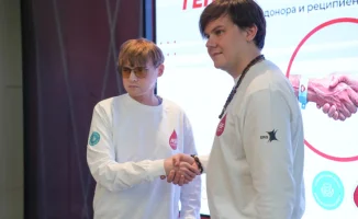 В Астане впервые встретились донор и спасённый пациент от лейкоза